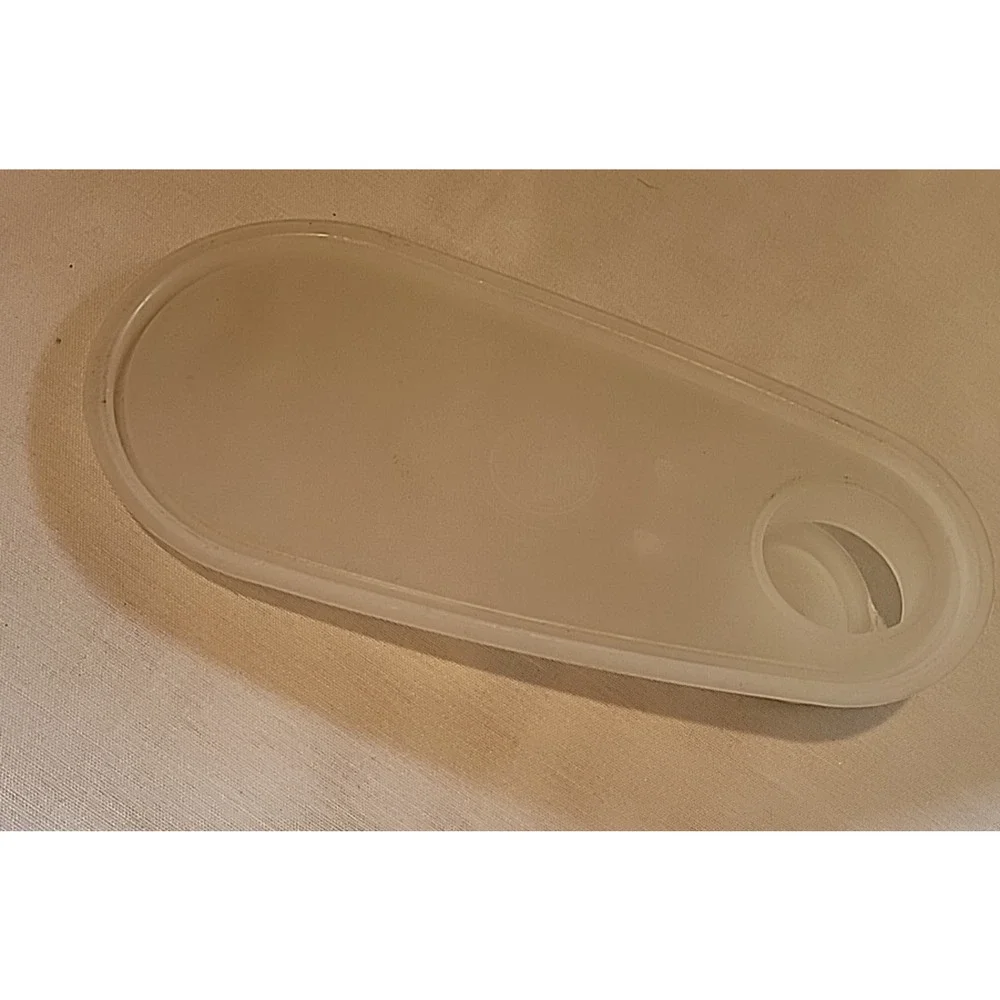 Tupperware Clear Drink Pitcher 587-1 & Lid 510-29 & Handle 593-2 Made In USA